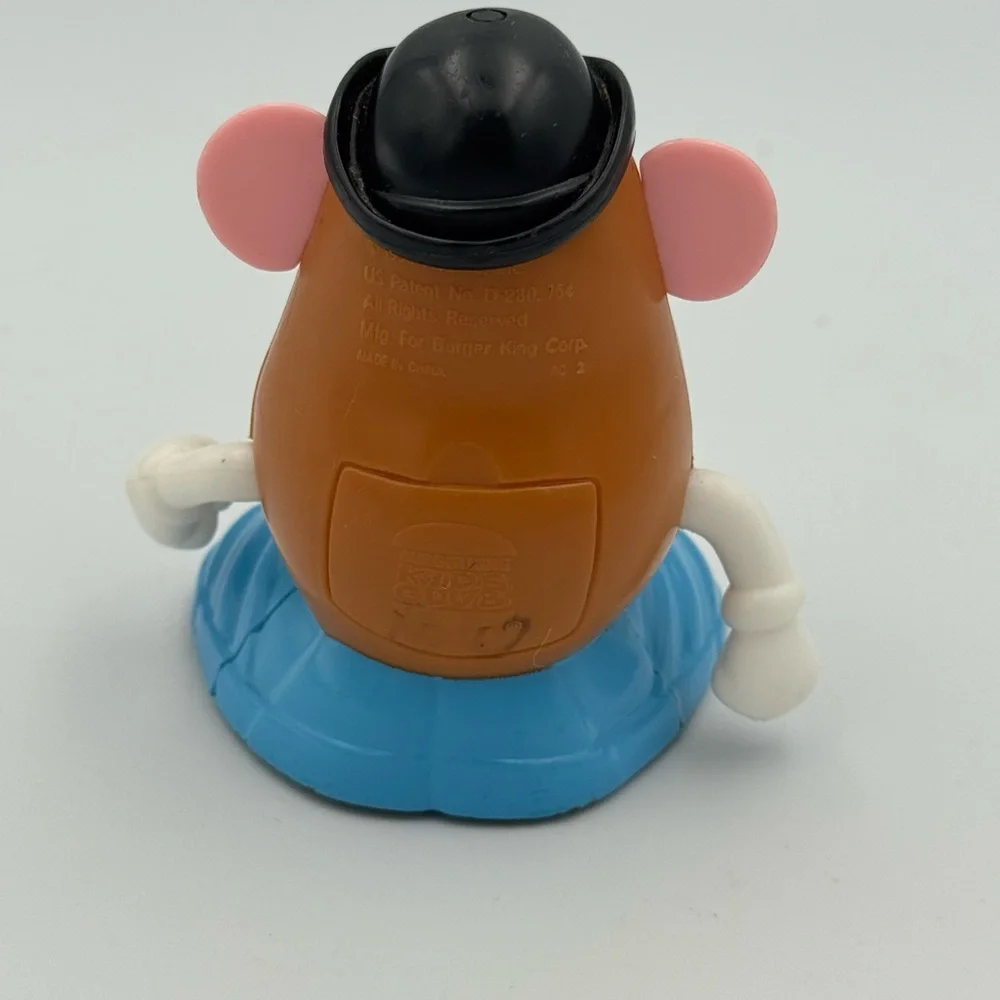 Vintage 1998 Burger King Hats Off Mr Potato Head‎ Happy Meal Toy MOTION FEATURE